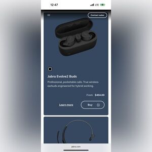 NEW - Jabra Evolve2 Buds Wireless Earbuds